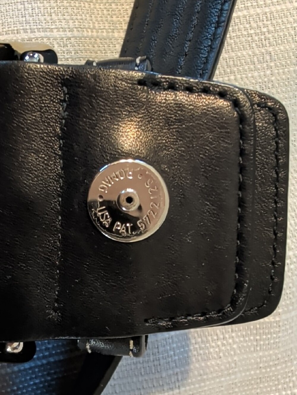 Coach Black Shoulder Bag with Silver Hardware - Picture 3 of 8